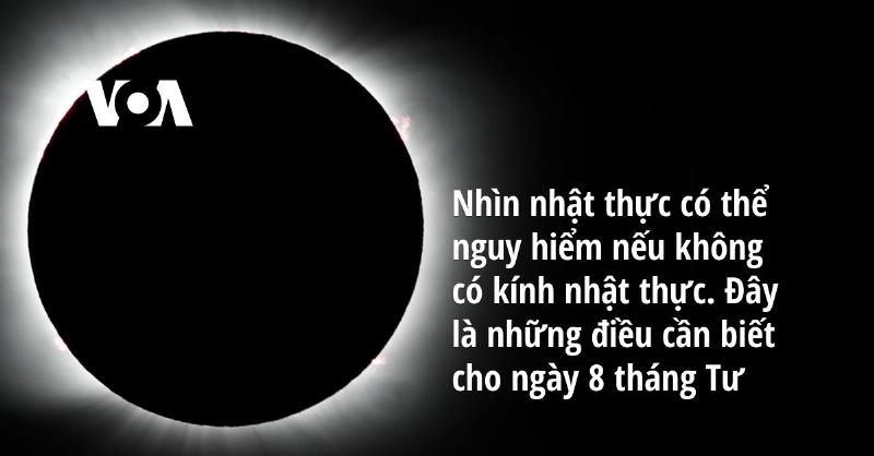 Sử dụng kính chuyên dụng để quan sát nhật thực an toàn, tránh ánh sáng mặt trời trực tiếp gây tổn thương mắt.