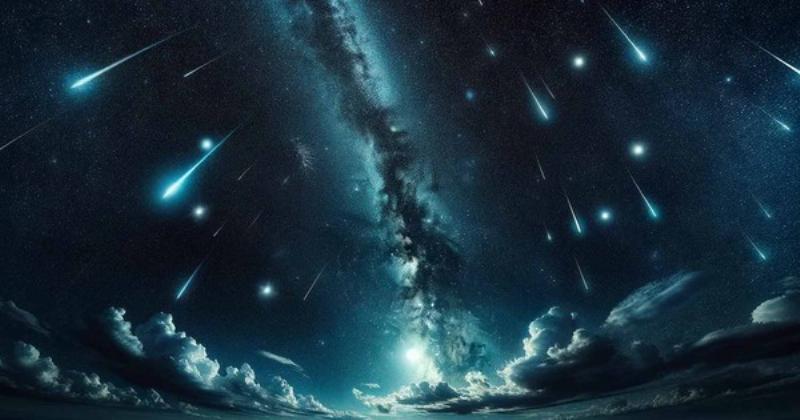 Mưa sao băng Geminids chiếu sáng bầu trời đêm Giáng Sinh, tạo nên khung cảnh thần tiên ước nguyện